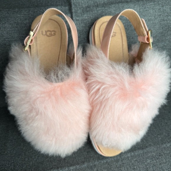 UGG Women's Holly Sunset Fluffy Sandals Size 8.5 - Picture 6 of 16